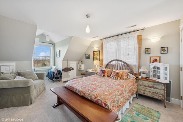 Bedroom, Interior, Pendant Lights