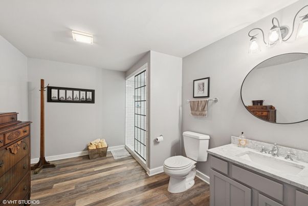 Bathroom, Interior, Wood Texture Flooring