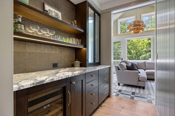Interior, Pendant Lights, Wood Texture Flooring