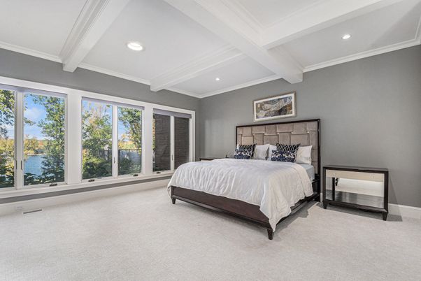 Bedroom, Interior, Recessed Lighting