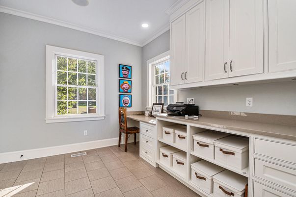 Home Office, Interior, Recessed Lighting
