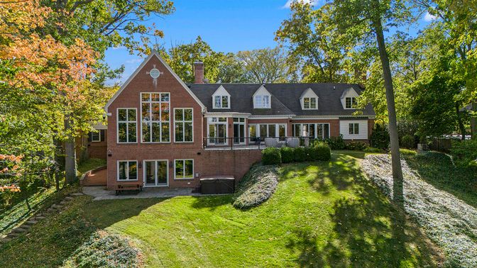 Exterior, Facade, Brick Facade, Cape Cod
