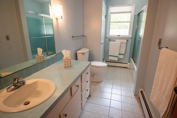 Bathroom, Glass Shower, Interior