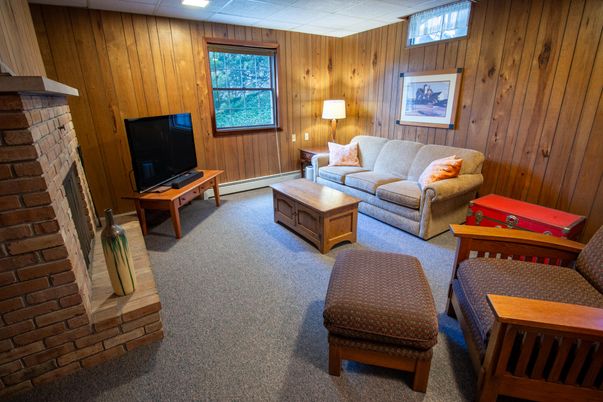 Fireplace, Interior, Living room, Wooden Walls