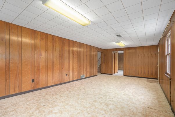 Empty room, Interior, Wooden Walls
