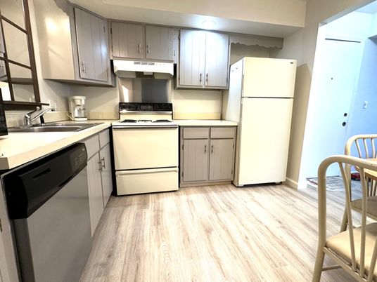 Interior, Kitchen, Wood Texture Flooring