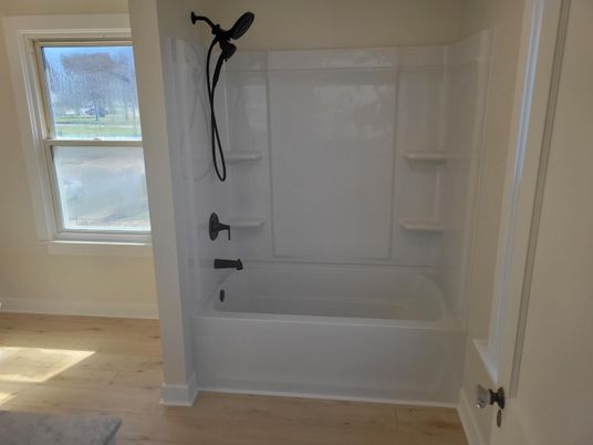 Bathroom, Interior, Wood Texture Flooring