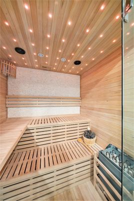 Interior, Recessed Lighting, Sauna Room