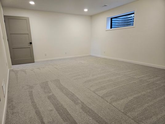 Empty room, Interior, Recessed Lighting