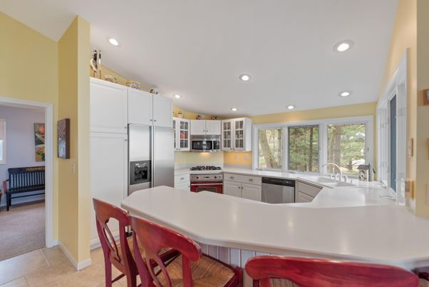 Interior, Kitchen, Recessed Lighting, Stainless Steel Appliances
