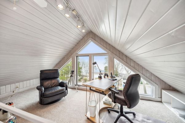 Home Office, Interior, Wooden Walls