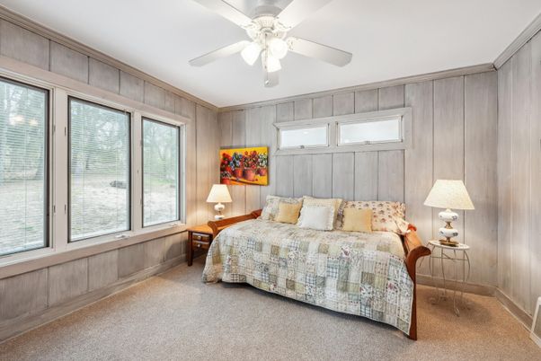 Bedroom, Interior, Wooden Walls