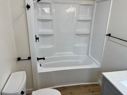 Bathroom, Interior, Wood Texture Flooring