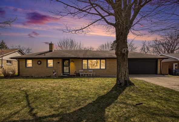 Attached, Backyard, Exterior, Facade, Brick Facade, Ranch