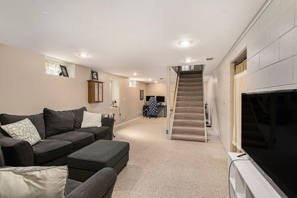 Interior, Living room, Recessed Lighting