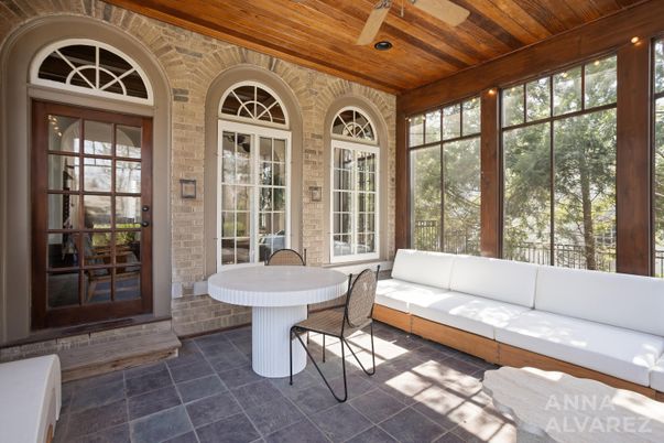 Interior, Stone Walls, Sun Room, Wooden Ceilings