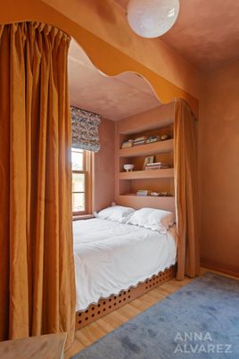 Bedroom, Interior, Wood Texture Flooring