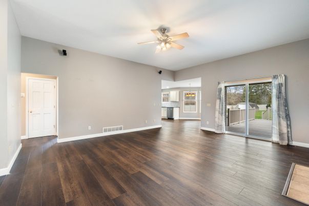 Empty room, Interior, Wood Texture Flooring