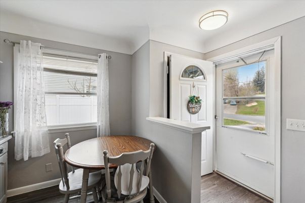 Dining room, Interior, Wood Texture Flooring