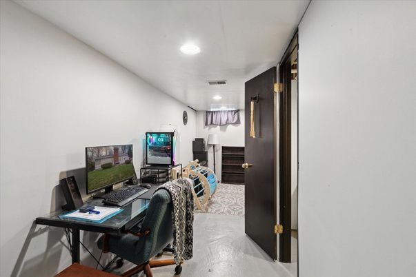 Home Office, Interior, Recessed Lighting