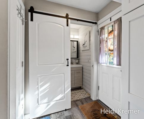 Bathroom, Interior, Wood Texture Flooring