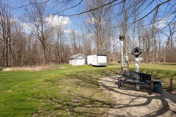 Backyard, Detached Garage, Exterior