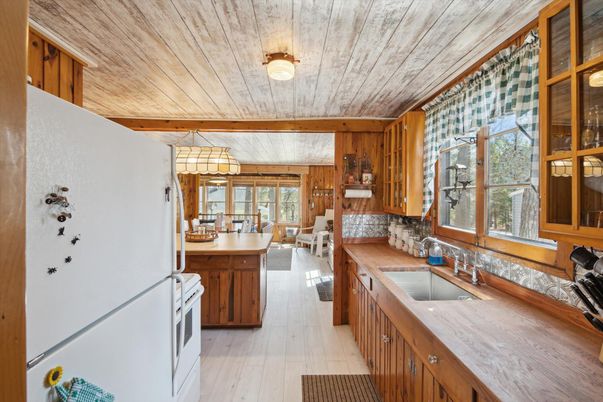Dining room, Interior, Kitchen, Wooden Ceilings, Wood Texture Flooring
