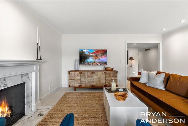Fireplace, Interior, Living room, Recessed Lighting