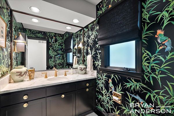 Bathroom, Interior, Recessed Lighting