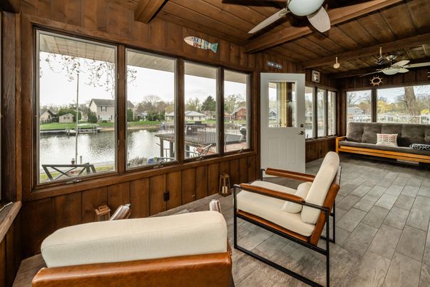 Interior, Water, Wooden Beams, Wooden Ceilings, Wood Texture Flooring, Wooden Walls