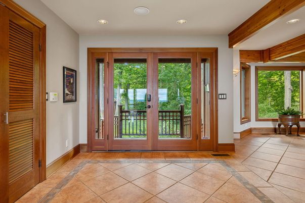 Interior, Recessed Lighting, Wooden Beams