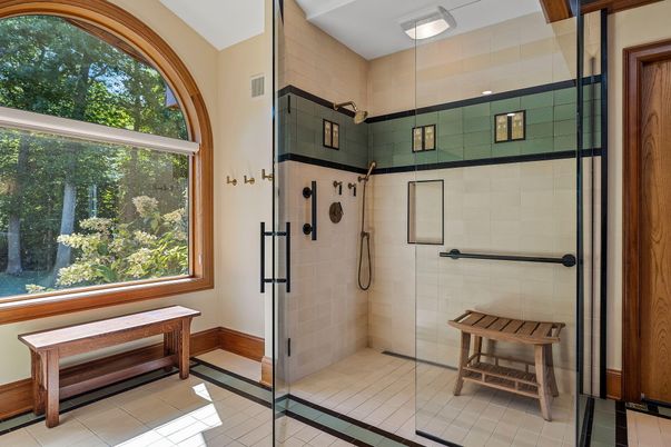Bathroom, Glass Shower, Interior