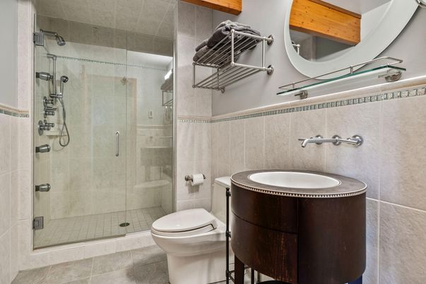 Bathroom, Glass Shower, Interior
