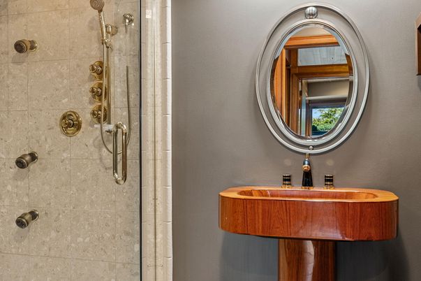 Bathroom, Glass Shower, Interior