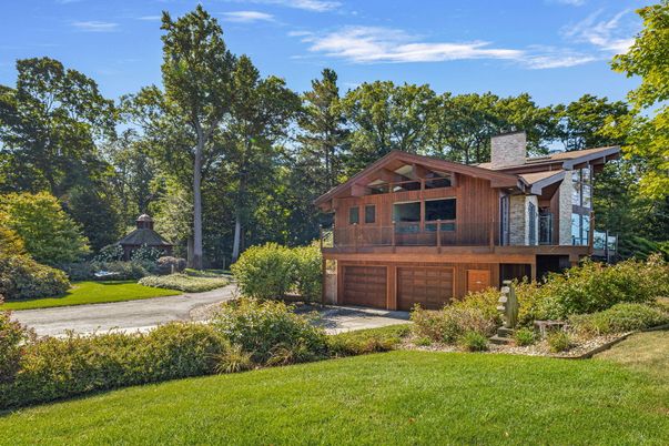 Attached, Backyard, Exterior, Facade, Log Home