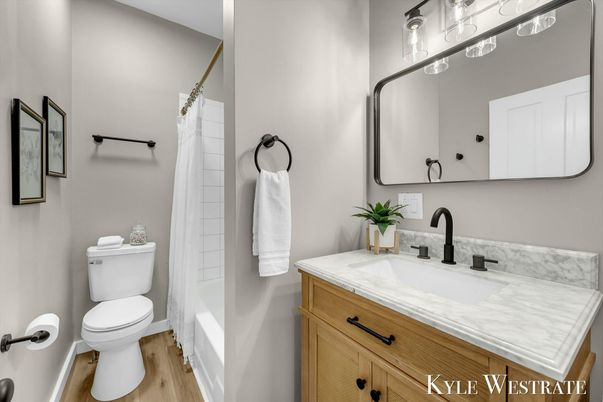 Bathroom, Interior, Wood Texture Flooring
