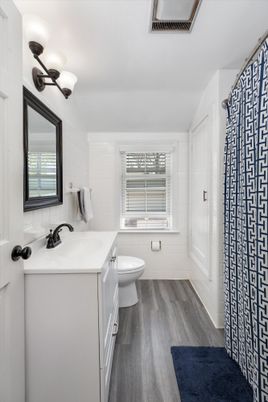 Bathroom, Interior, Wood Texture Flooring