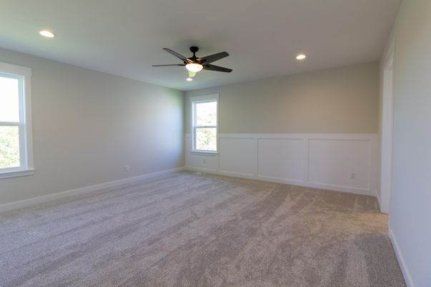 Empty room, Interior, Recessed Lighting