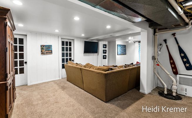 Interior, Living room, Recessed Lighting
