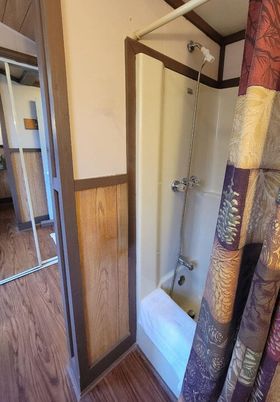 Bathroom, Interior, Wood Texture Flooring