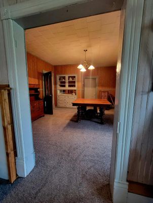 Game Room, Interior, Pendant Lights, Wooden Walls