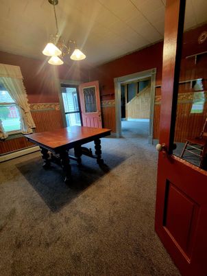 Dining room, Interior, Pendant Lights