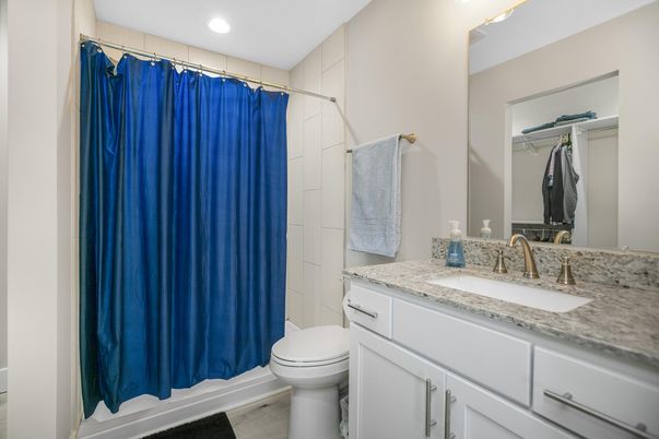 Bathroom, Interior, Recessed Lighting