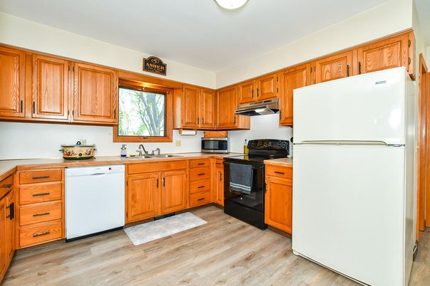 Interior, Kitchen, Wood Texture Flooring