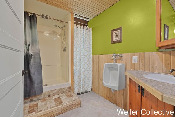 Bathroom, Interior, Wooden Walls