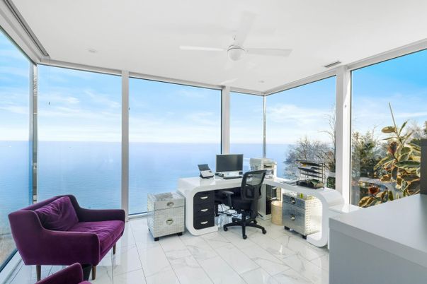 Home Office, Interior, Marble, Water