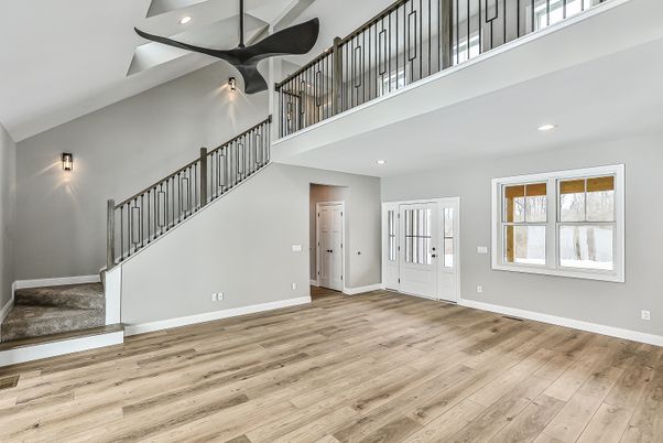 Interior, Recessed Lighting, Wood Texture Flooring