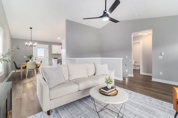 Chandelier, Dining room, Interior, Living room, Pendant Lights, Recessed Lighting, Wood Texture Flooring