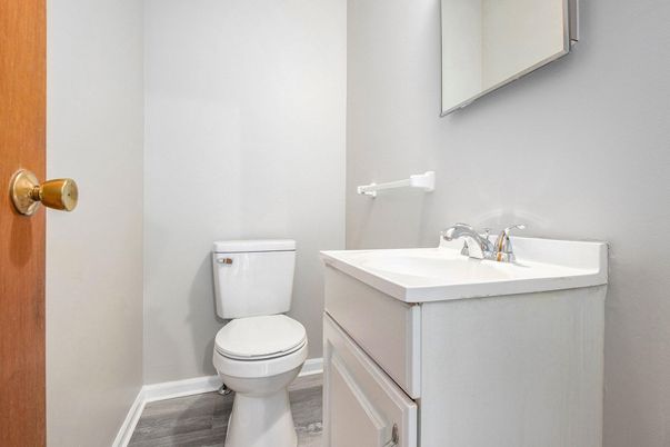 Bathroom, Interior, Wood Texture Flooring