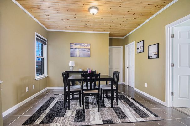 Dining room, Interior, Wooden Ceilings
